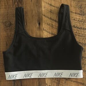 Nike Black and White Sports Bra